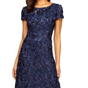 Alex Evenings Blue Dress